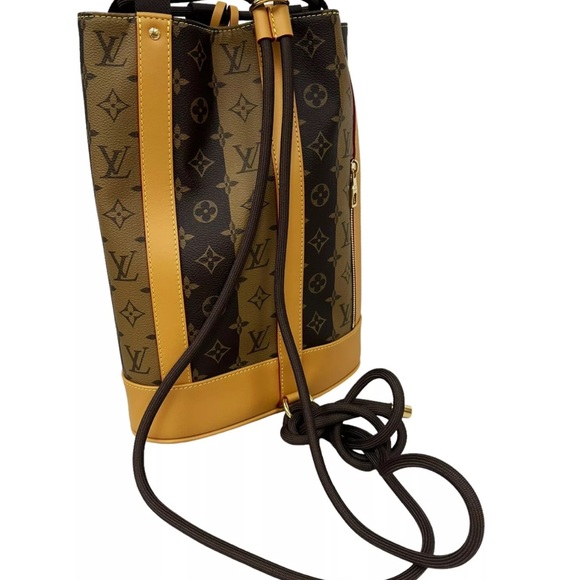 Louis Vuitton Reverse Monogram Stripe Randonnee Messenger Shoulder Bag M45968 - Picture 11 of 13